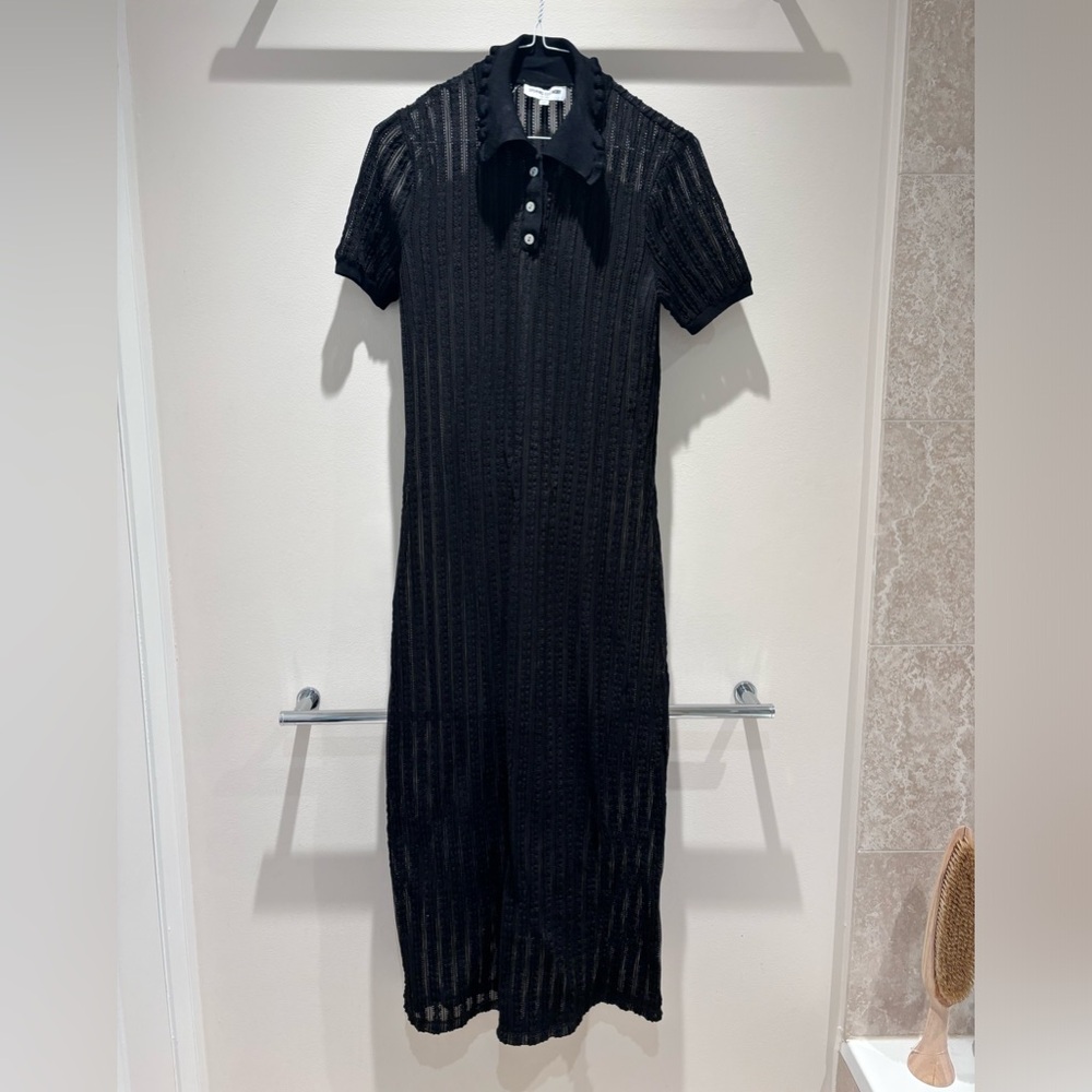 OPENING CEREMONY never worn crochet dress, semi-sheer tight stretchy fit midi